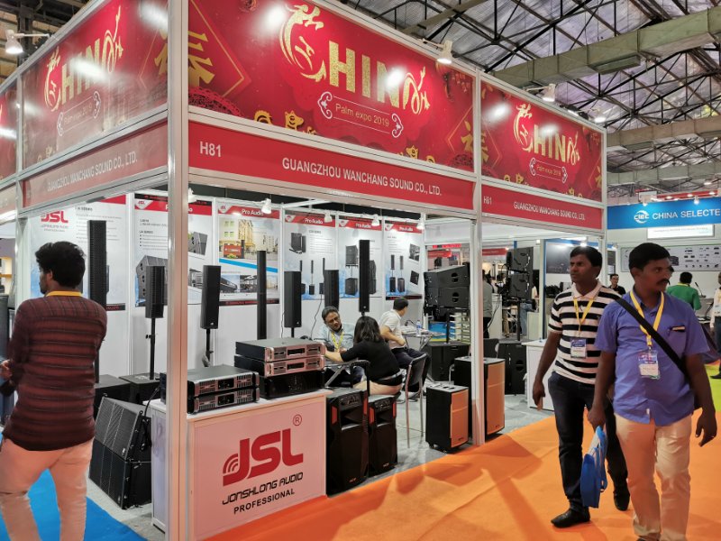 JSL水蜜桃最新地址音响出席印度孟买PALM Expo India 2019