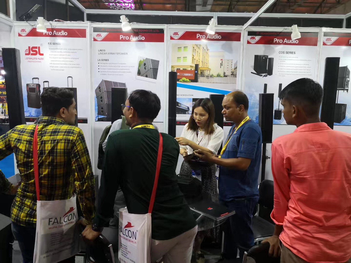 JSL水蜜桃最新地址音响出席印度孟买PALM Expo India 2019
