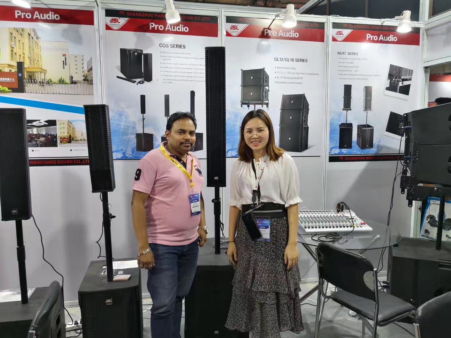 JSL水蜜桃最新地址音响出席印度孟买PALM Expo India 2019
